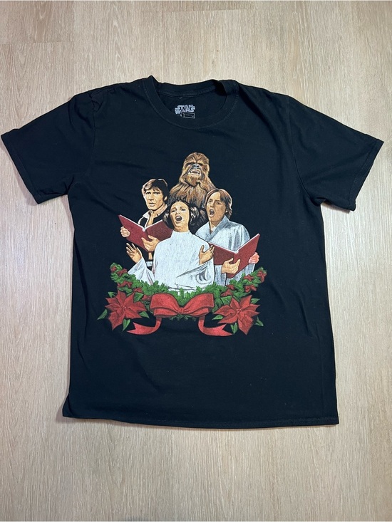 Bioworld Other - Star Wars Holiday Carolers Black Graphic Tee Retro